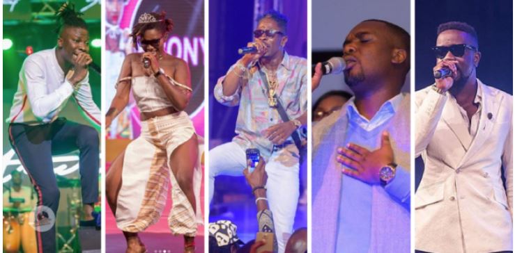 Shatta Wale, Sarkodie, Ebony, Stonebwoy & Joe Mettle in the race for Artiste of the Year at 2018 VGMAs